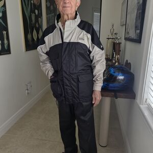 MOTORCYCLE Rain Jacket TOURMASTER Size M, Like New